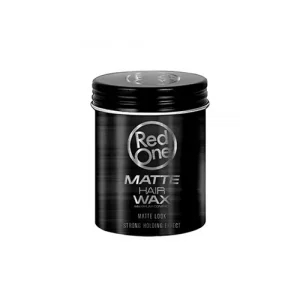 red one hair wax black look matte