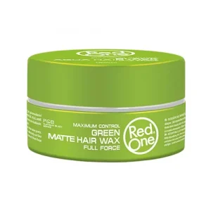 hair wax red one green matte